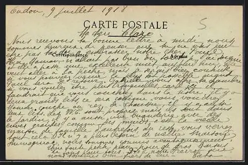 AK Oudon, Vue prise a la Mi-Cote Saint-Aubin