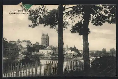 AK Oudon-L.-Inf., Vue prise du quartier de la Gare