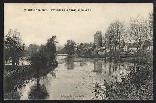 AK Oudon, Paysage de la Vallee de la Loire