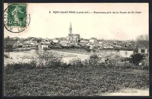 AK Port-Saint-Père /Loire-Inf., Panorama pirs de la Route de St-Léger