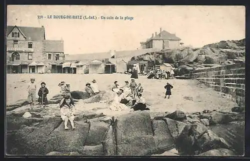 AK Le Bourg-de-Batz /L.-Inf., Un coin de la plage