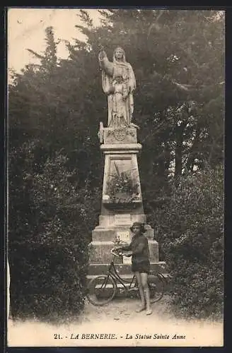 AK La Bernerie, La Statue Sainte Anne