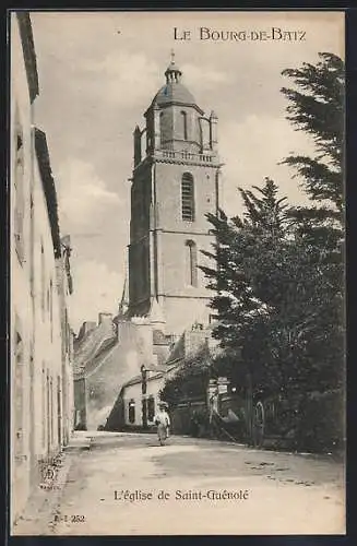 AK Le Bourg-de-Batz, L`église de Saint-Guénolé