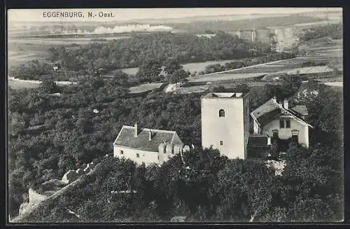 AK Eggenburg /N.-Oest, Teilansicht aus der Vogelschau