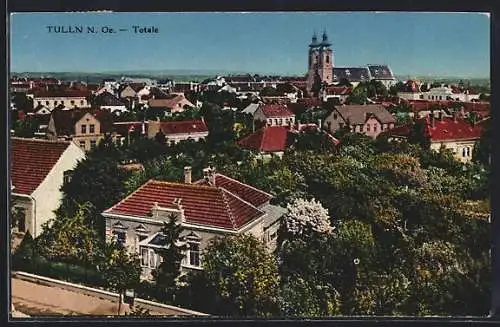 AK Tulln /N.-Oe., Totalansicht mit der Kirche