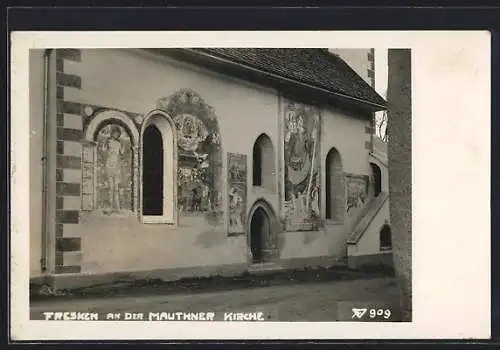 AK Mauthen, Fresken an der Mauthner Kirche