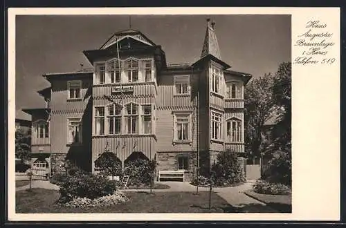 AK Braunlage /Harz, Hotel Haus Augusta