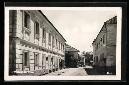 AK Mitterkirchen, J. Lottners Gasthaus, Strassenpartie