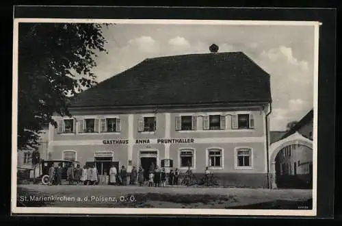 AK St. Marienkirchen a. d. Polsenz, Gasthaus der Anna Prunthaller