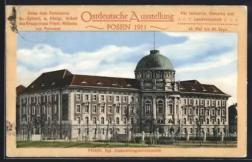 AK Posen, Ostdeutsche Ausstellung 1911, Kgl. Ansiedelungskommission