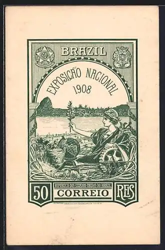 AK Rio de Janeiro, Exposicao Nacional 1908