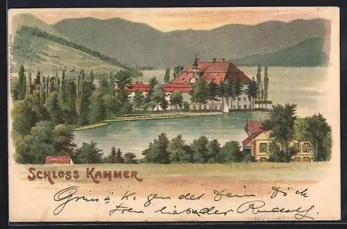 Lithographie Kammer, Schloss Kammer