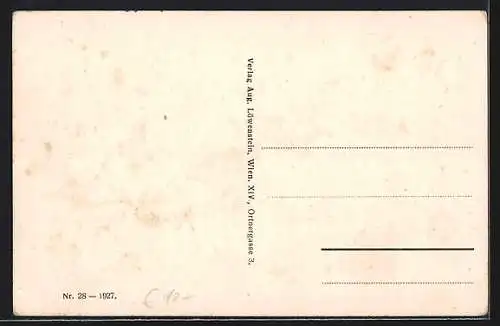 AK Wien, Passanten in der Neulerchenfelderstrasse, Strassenbahn