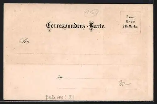 Lithographie Hofgastein, Ortsansicht gegen Guckenstein, Wasserfall bei Lend