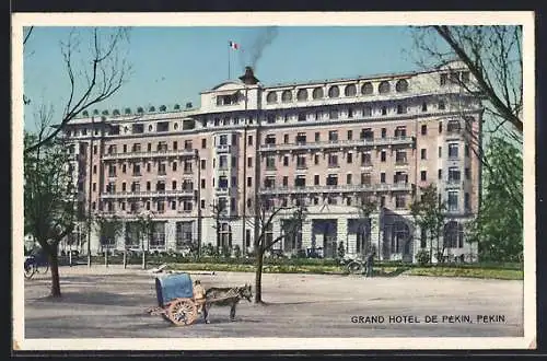 AK Peking, Grand Hotel im Sonnenschein