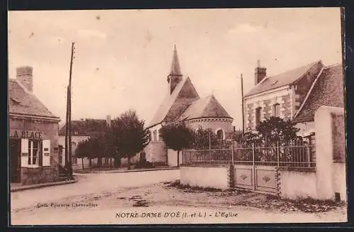 AK Notre-Dame-D`Oé, L`Église