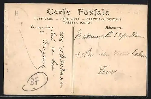 AK Nouans, Entrée du bourg, Est.