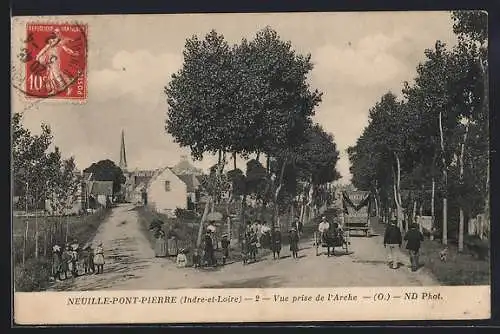 AK Neuille-Pont-Pierre, Vue prise de l`Arche