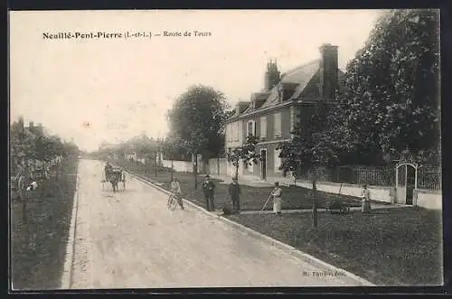 AK Neuillé-Pont-Pierre, Route de Tours