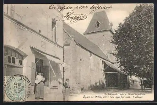 AK Dolus, Église de Dolus, bâtie l`an 450 par Saint Eustache