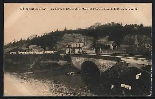 AK Fondettes, La Loire, le Côteau de la Motte et l`Embouchure de la Choisille