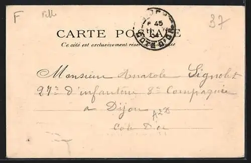 AK Esvres, Arrivée de la gare