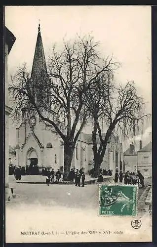 AK Mettray, L`Église des XIVe et XVIe siècle