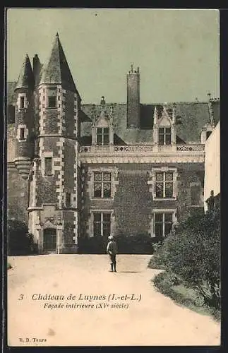 AK Luynes, Château de Luynes, Facade intérieure, XVe siècle