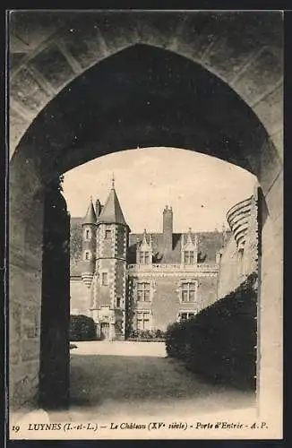 AK Luynes, Le Château, XVe siècle, Porte d`Entrée