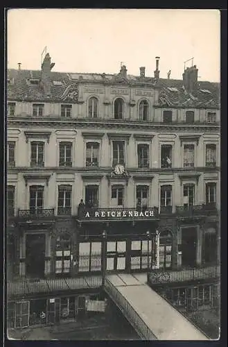 AK Paris, Maison A. Reichenbach, Rue Bachaumont 20