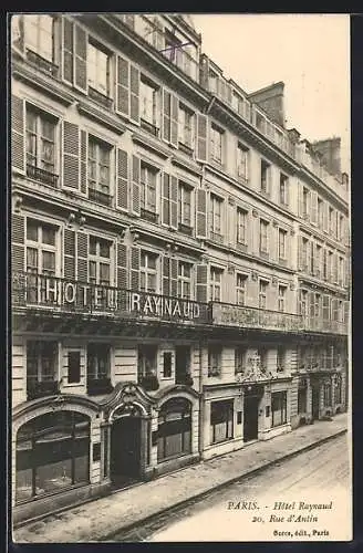 AK Paris, Hotel Raymond, 20 Rue d`Antin