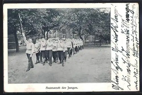 AK Hannover-Kleefeld, Stephansstift, Ausmarsch der Jungen