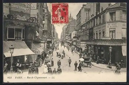 AK Paris, Rue de Clignancourt