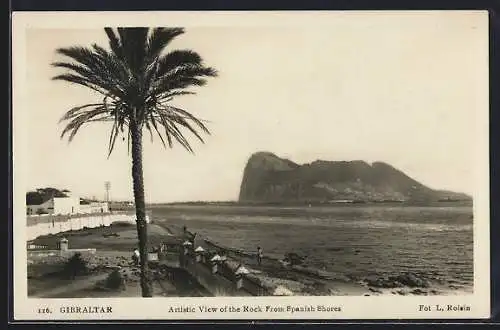 AK Gibraltar, Artistic View of the Rock from Spanish Shores