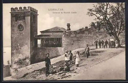 AK Gibraltar, Entrance to Moorish Castle