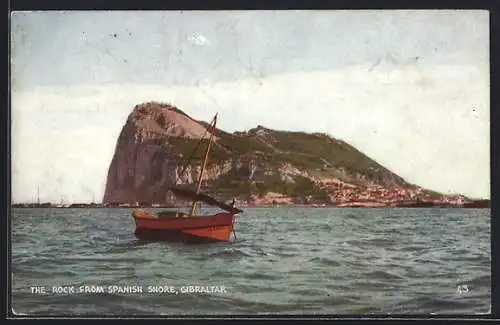 AK Gibraltar, The Rock from Spanish Shore