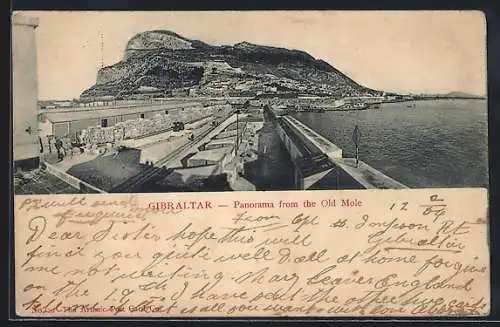 AK Gibraltar, Panorama from the old Mole