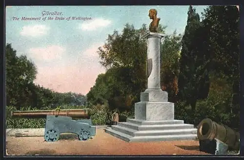 AK Gibraltar, The Monument of the Duke of Wellington