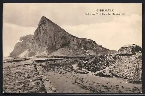 AK Gibraltar, North-east View from San Barbara Fort