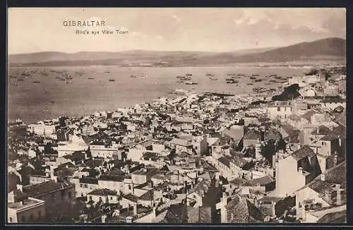 AK Gibraltar, Bird`s eye View of the Town