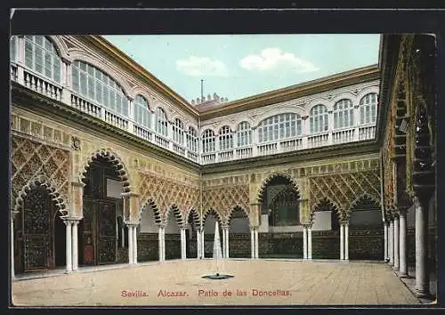 AK Sevilla, Alcazar, Patio de las Doncellas