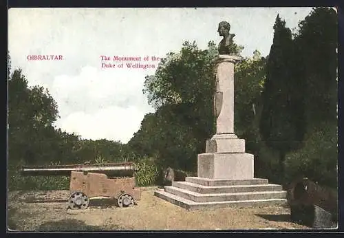 AK Gibraltar, The Monument of the Duke of Wellington