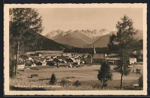 AK Seefeld /Tirol, Generalansicht mit Gebirgsblick