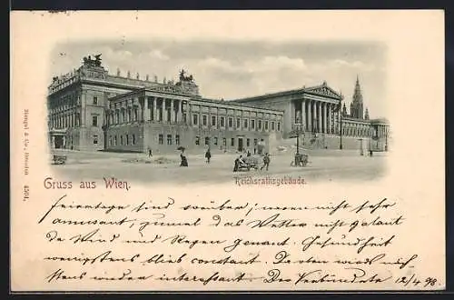 AK Wien, Reichsratsgebäude