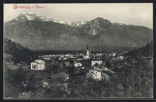 AK Brixlegg i. Tirol, Teilansicht mit Kirche