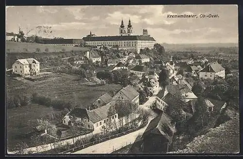 AK Kremsmünster, Ortsansicht mit Stift