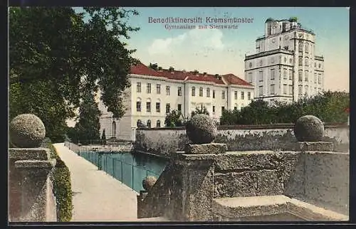 AK Kremsmünster, Gymnasium mit Sternwarte