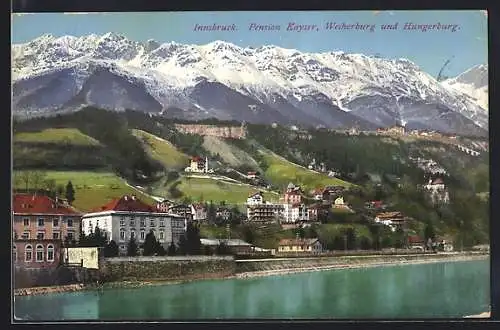 AK Innsbruck, Pension Kayser, Weiherburg und Hungerburg