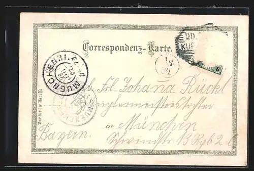 AK Kufstein, Ortsansicht vom Calvarienberge