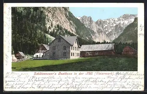 AK Weichselboden, Schützenauers Gasthaus